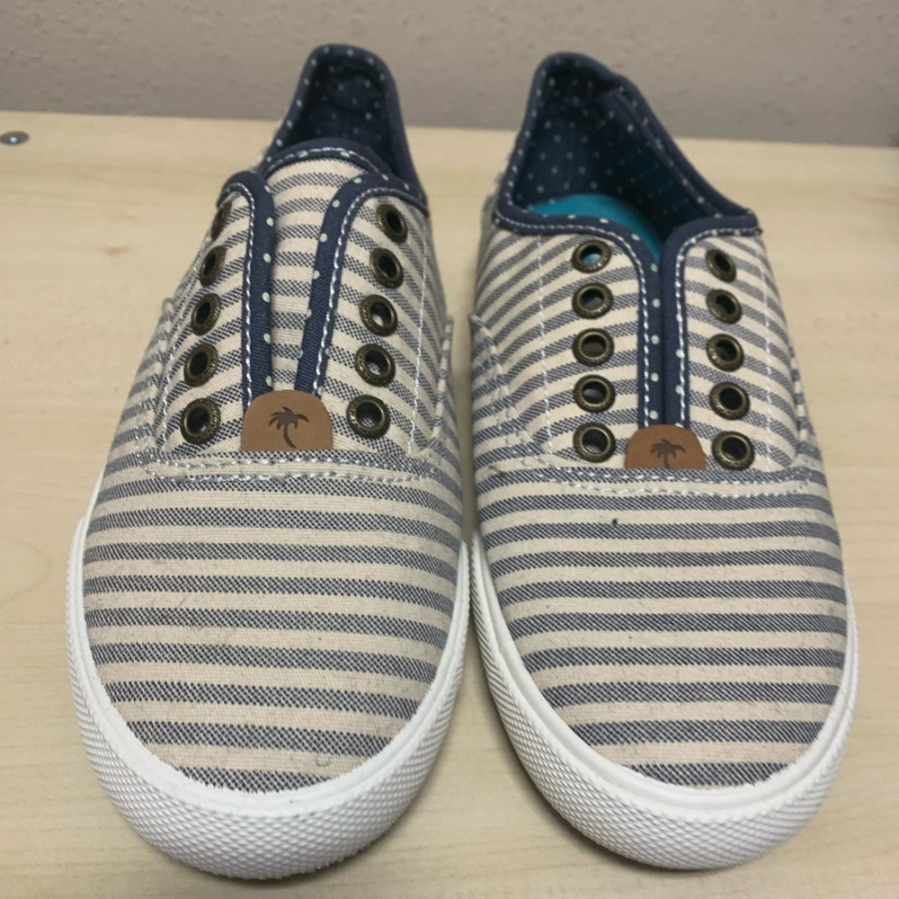 Margaritaville Slip On Sneaker Navy Stripe